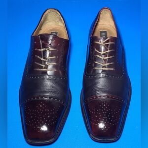 Mezlan Andrew Mens Oxford Brown Leather Shoes